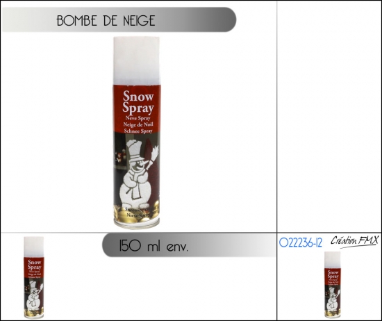 BOMBE NEIGE 150ML