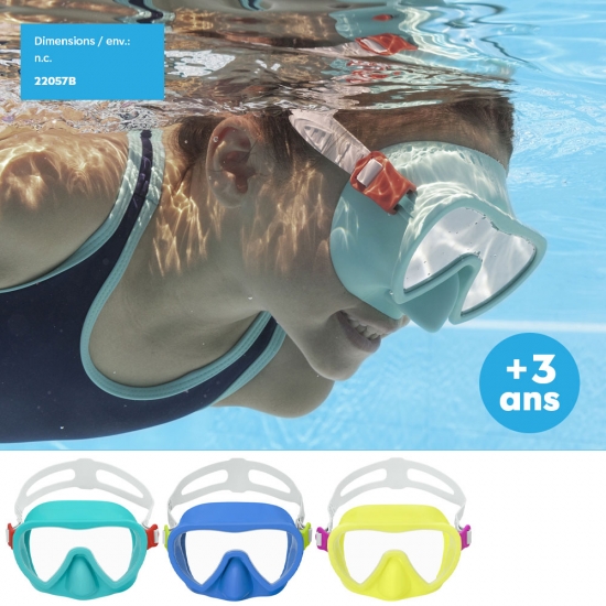 Masque de plongé Crusader Essential (+3ans) / 3 asst.