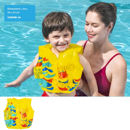 Gilet de natation tropical 3-6 ans (43x30cm env.)