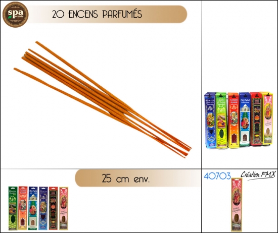 Encens x 20 pcs / batonnets