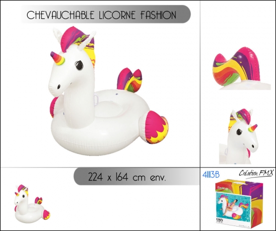 Chevauchable Licorne Fashion 224cm x 164cm