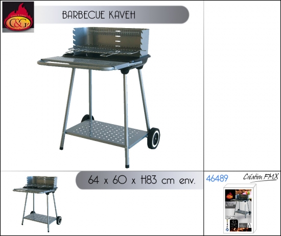 Barbecue KAVEH (64x60x83cm env.)