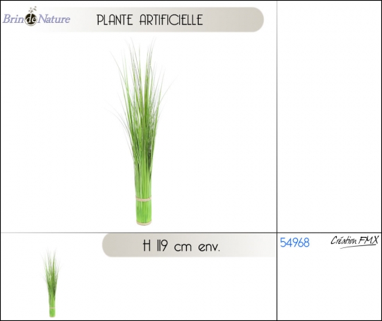 Plante artificielle - Fagot d'herbe (H=119cm env.)