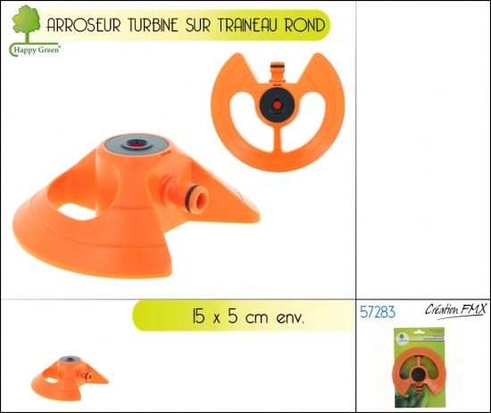 Arroseur  sur traineau rond ((Dia.)15*5cm env.)