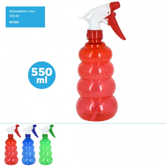 Vaporisateur 4 boudins (550ml env.) / 3 couleurs asst.