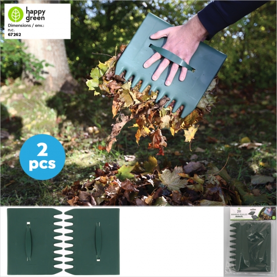 Ramasse feuilles manuel x2pcs