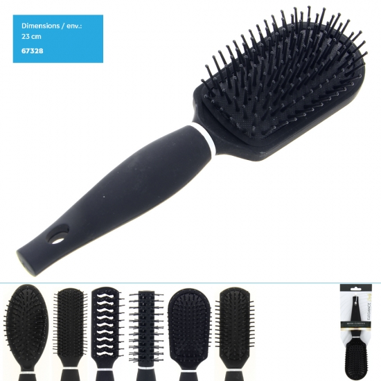 Brosse à Cheveux Alicia 23cm env. 6 Mod. Asst