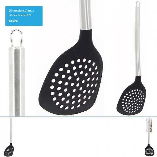 Ecumoire Nylon (manche inox)