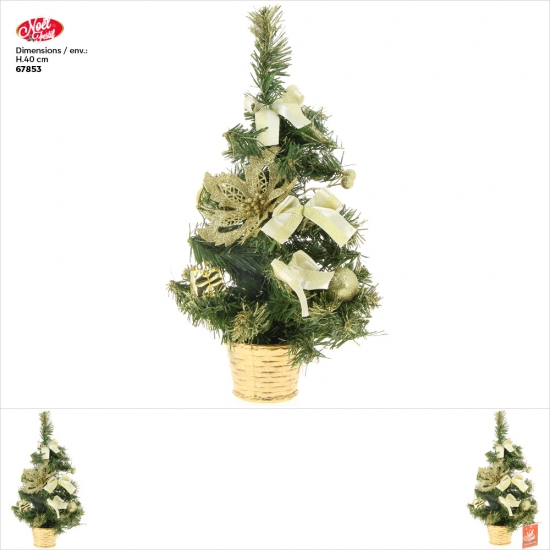 Sapin de table CHANDOR - H.40cm env