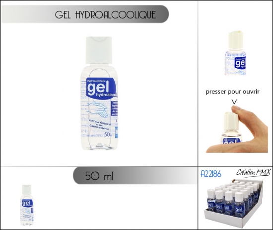 Gel Hydroalcoolique Poche 50ML U2